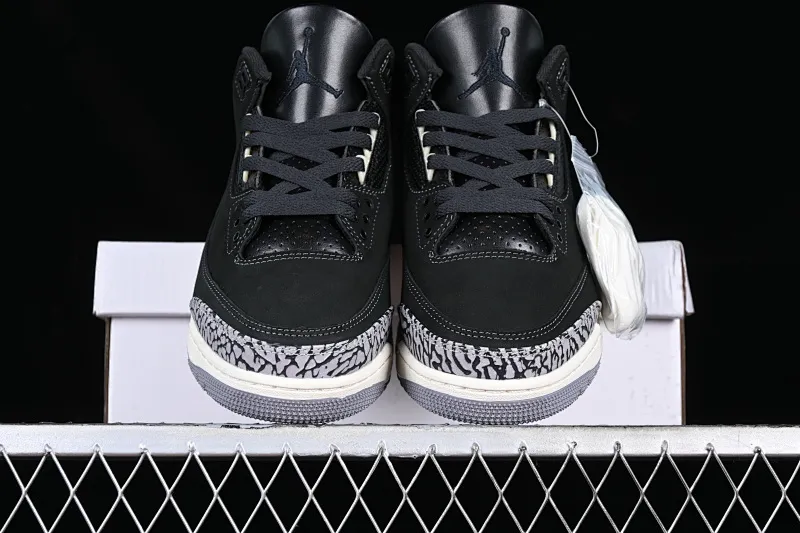 All categories Air Jordan Jordan series basketball shoes Air Jordan 3 Air Jordan 3 Retro "Off Noir" AJ3 Joe 3 old black cement CK9246-001